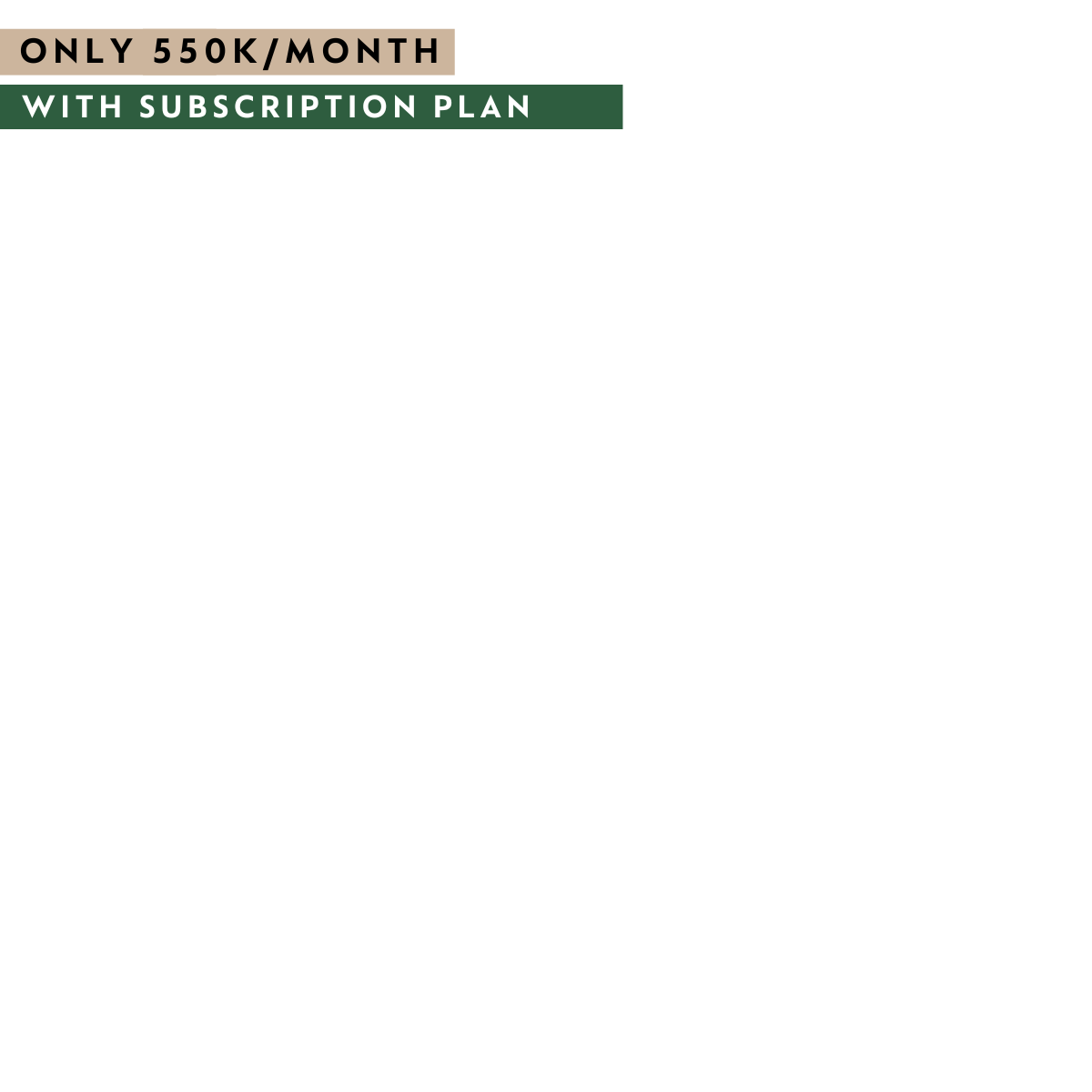 Essenza Mini Subscription Plan IDR 550K/Month