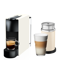 Essenza Mini Pure White & Aeroccino3 White Bundle